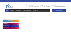 Desktop Screenshot of myvisaservice.com